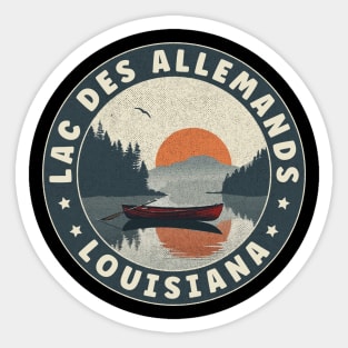 Lac des Allemands Louisiana Sunset Sticker